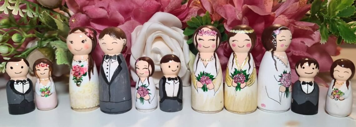 svadbene figure drvene poklon za goste vjenčanja